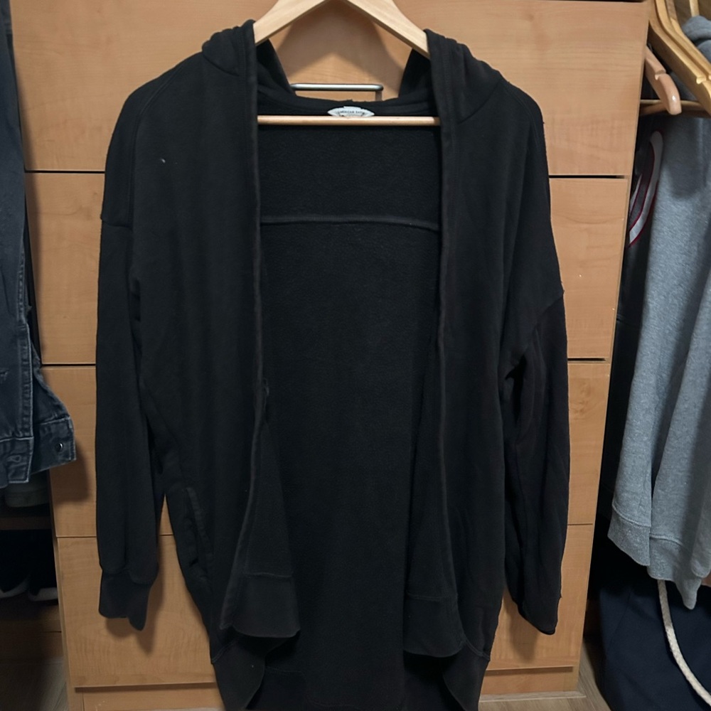 Cardigan with hood